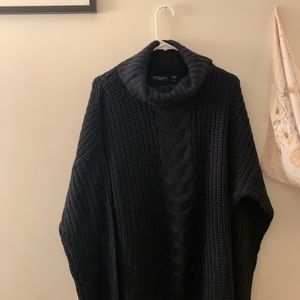 Brave Soul London Black Knit Turtleneck Sweater